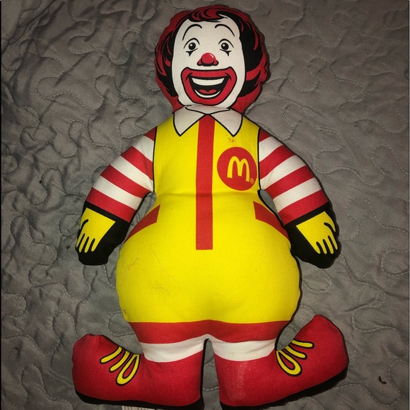 Vintage 1984 Ronald McDonald Plush Doll McDonald's Stuffed Toy 12” - Picture 1 of 4